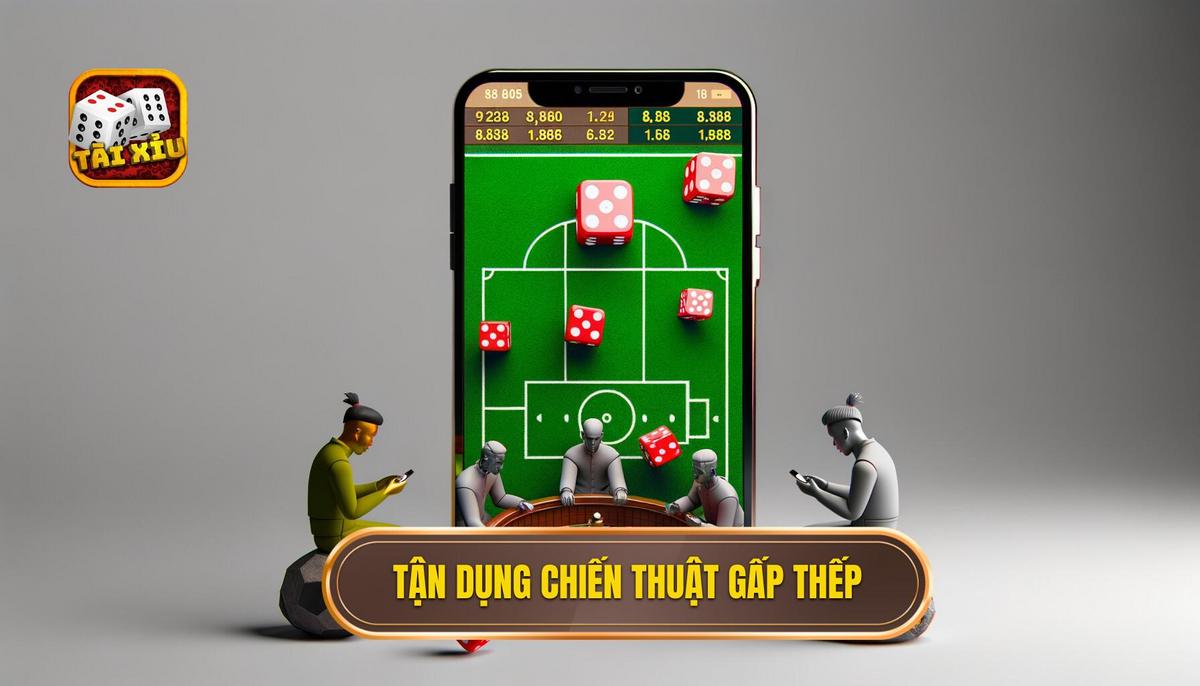 Top 7 mẹo chơi tài xỉu trên điện thoại hiệu quả 3 Tận dụng chiến thuật cược gấp thếp