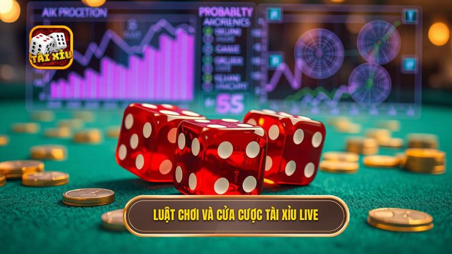 2. Luật chơi và cửa cược Tài xỉu live