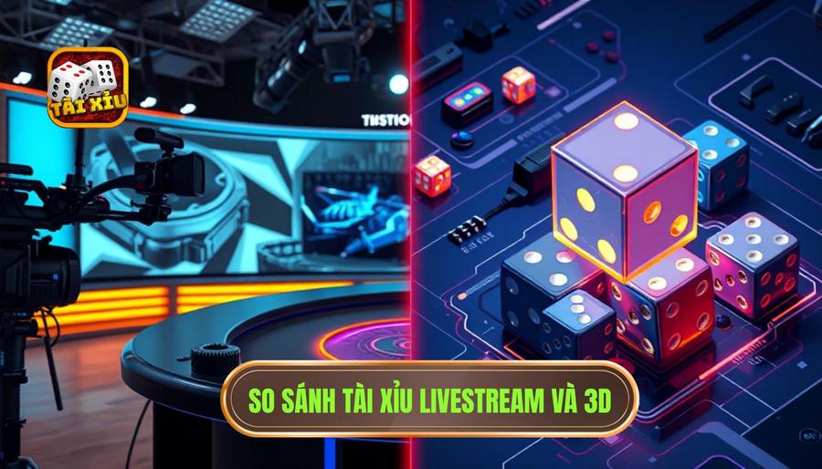 Phân tích đa chiều: Tài Xỉu Livestream vs Tài Xỉu Đồ Họa 3D
