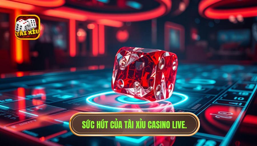 Sức hút của tài xỉu casino live.