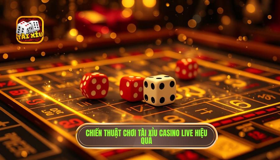 Chiến thuật chơi tài xỉu casino live hiệu quả